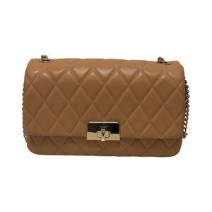 Kate Spade Tan Quilted Leather Handbag